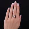 Rose gold women's ring #64975