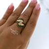 Rose gold women's ring #61065 Rose gold women's ring #61065