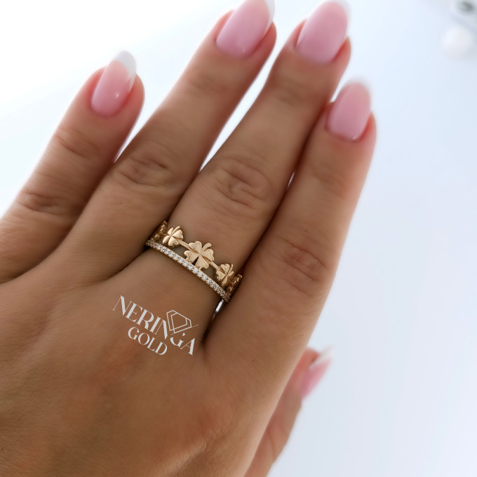 Rose gold women's ring #59906 Rose gold women's ring #59906