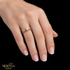 Rose gold women's ring #59916