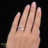 Rose gold women's ring #65297