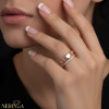 Rose gold women's ring #67372