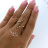 Rose gold women's ring #61233 Rose gold women's ring #61233