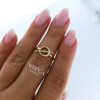 Rose gold women's ring #61013 Rose gold women's ring #61013