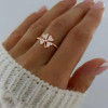 Rose gold women's ring #64969 Rose gold women's ring #64969