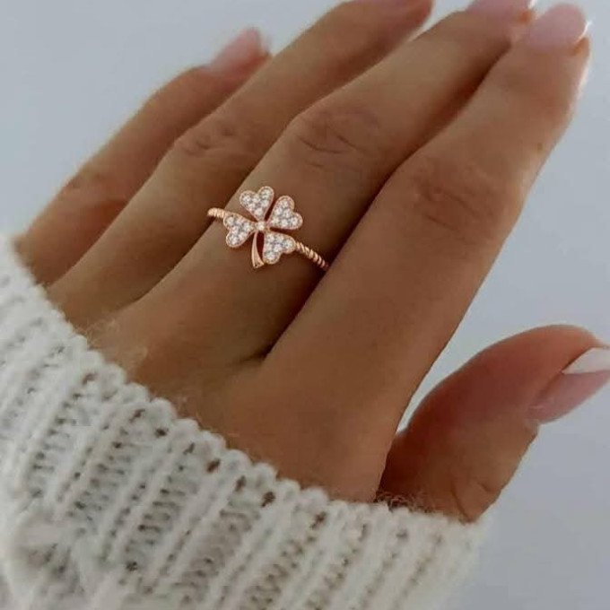 Rose gold women's ring #64969 Rose gold women's ring #64969