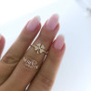 Rose gold women's ring #63416 Rose gold women's ring #63416