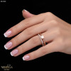 Rose gold women's ring #65386