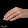 Rose gold women's ring #65099