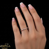 Rose gold women's ring #67254