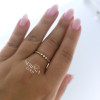 Rose gold women's ring #63389 Rose gold women's ring #63389