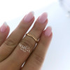 Rose gold women's ring #63396 Rose gold women's ring #63396