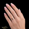 Rose gold women's ring #64882