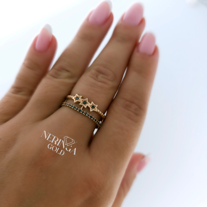 Rose gold women's ring #61176 Rose gold women's ring #61176