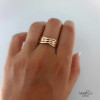 Rose gold women's ring #62352 Rose gold women's ring #62352