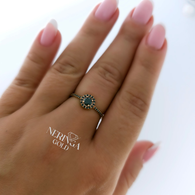 Rose gold women's ring #61242 Rose gold women's ring #61242