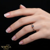 Rose gold women's ring #65463