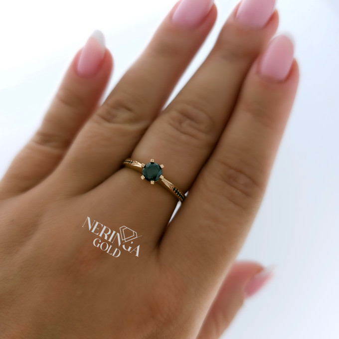 Rose gold women's ring #61232 Rose gold women's ring #61232