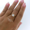 Rose gold women's ring #63223