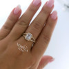 Rose gold women's ring #61409 Rose gold women's ring #61409