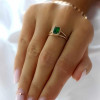 Rose gold women's ring #63777