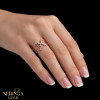 Rose gold women's ring #65170