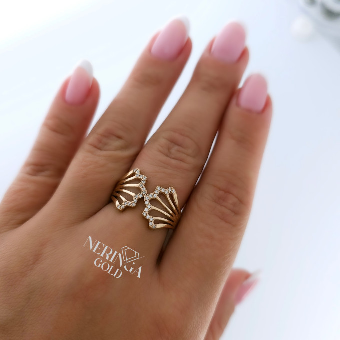 Rose gold women's ring #60994 Rose gold women's ring #60994