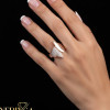 Rose gold women's ring #65719