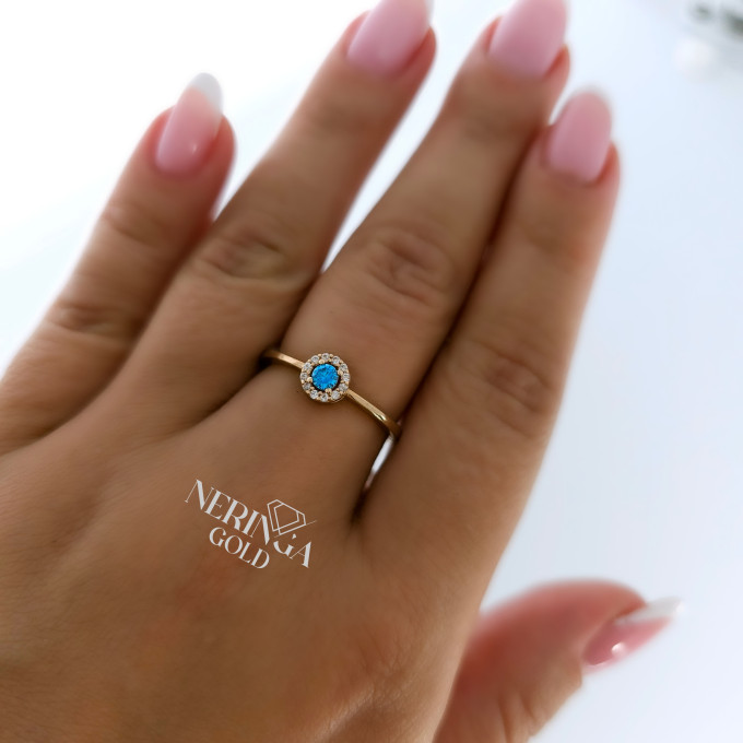 Rose gold women's ring #61133 Rose gold women's ring #61133
