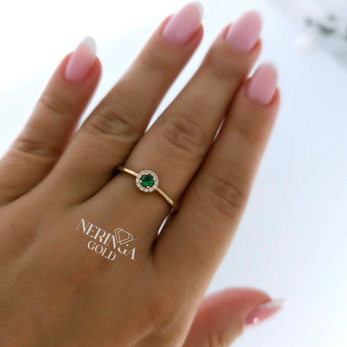 Rose gold women's ring #61158 Rose gold women's ring #61158