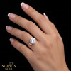 Rose gold women's ring #65650