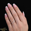 Rose gold women's ring #65683