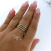 Rose gold women's ring #61185 Rose gold women's ring #61185
