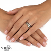Rose gold women's ring #65745
