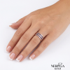 Rose gold women's ring #65657