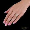 Rose gold women's ring #59997