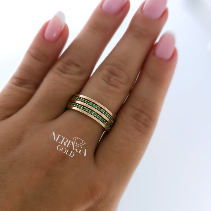 Rose gold women's ring #59995 Rose gold women's ring #59995