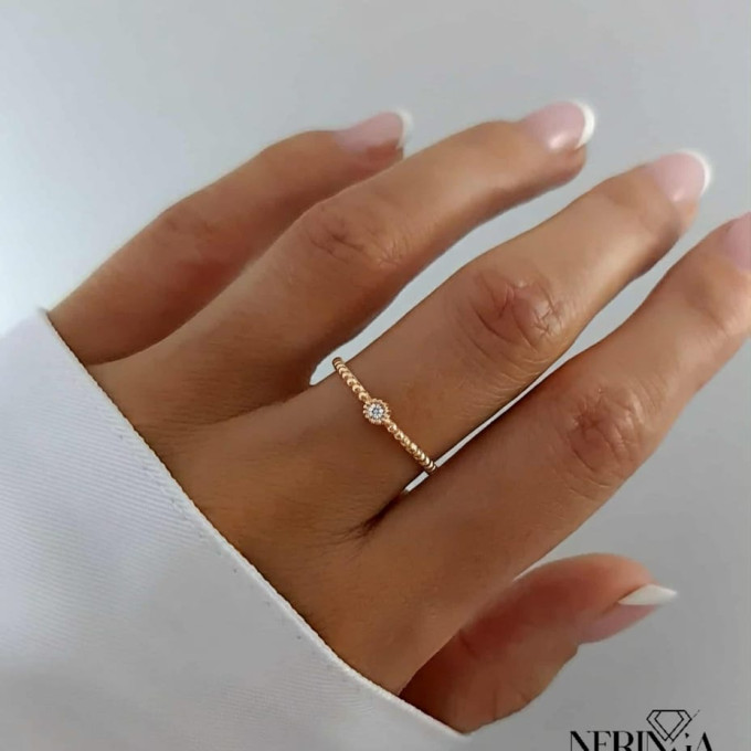 Rose gold women's ring #64873 Rose gold women's ring #64873