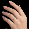 Rose gold women's ring #64875