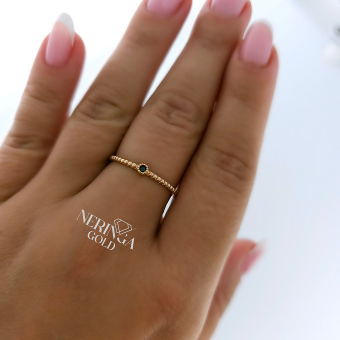 Rose gold women's ring #61181 Rose gold women's ring #61181