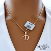 Rose gold letter pendant #69044