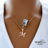 Rose gold letter pendant #68521