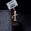 Rose gold letter pendant #68522