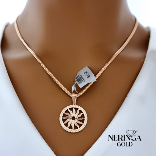 Rose gold pendant #67790