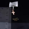 Rose gold cross pendant #67182
