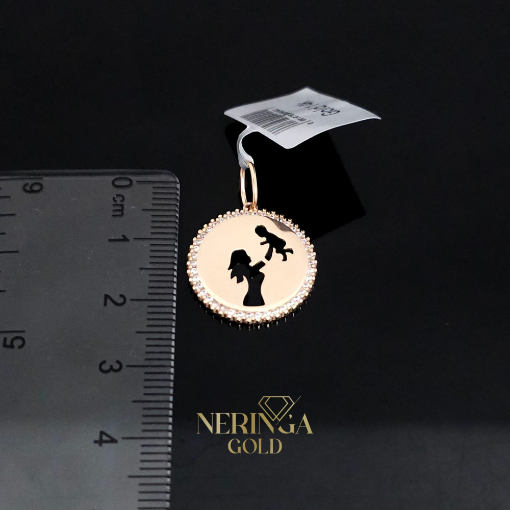 Rose gold pendant #67789