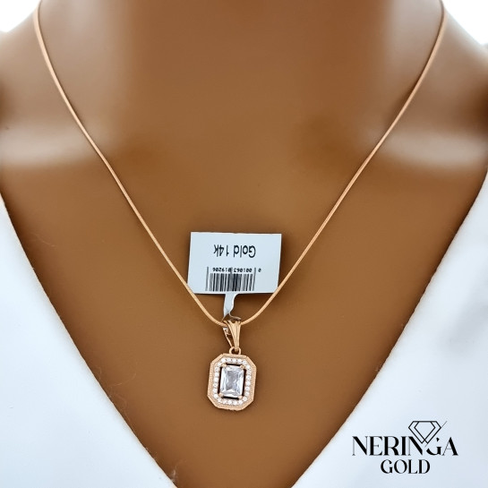 Rose gold pendant #67794