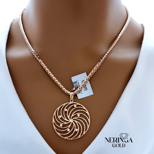Rose gold pendant #66355