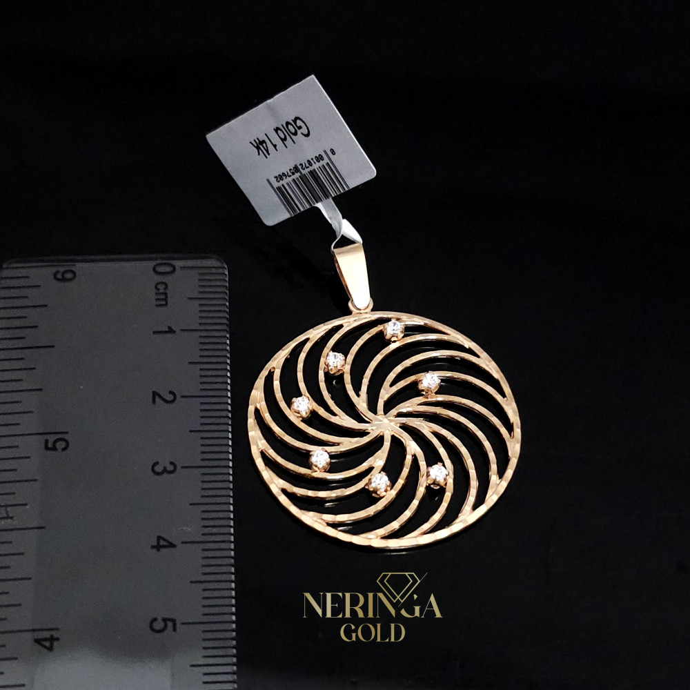 Rose gold pendant #66355