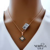 Rose gold pendant #67891
